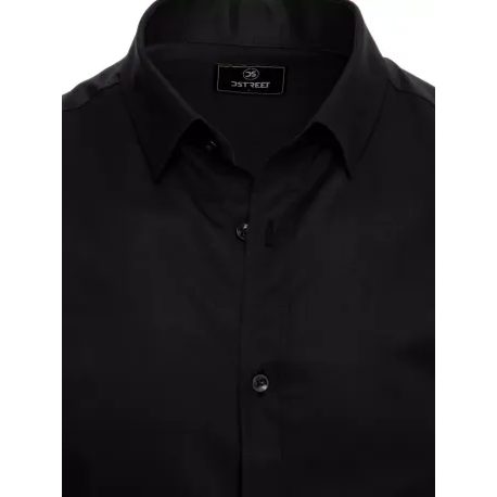 Elegantná košeľa v čiernej farbe