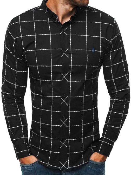Čierna atraktívna košeľa MADMEXT 0280
