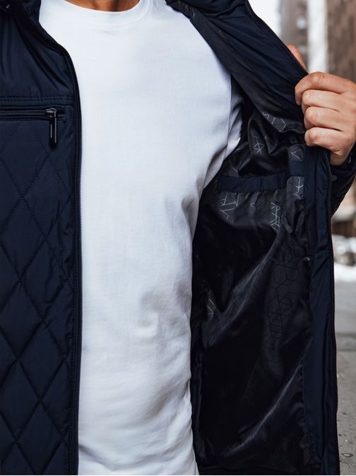 Prechodná originálna granátová bunda s kapucňou