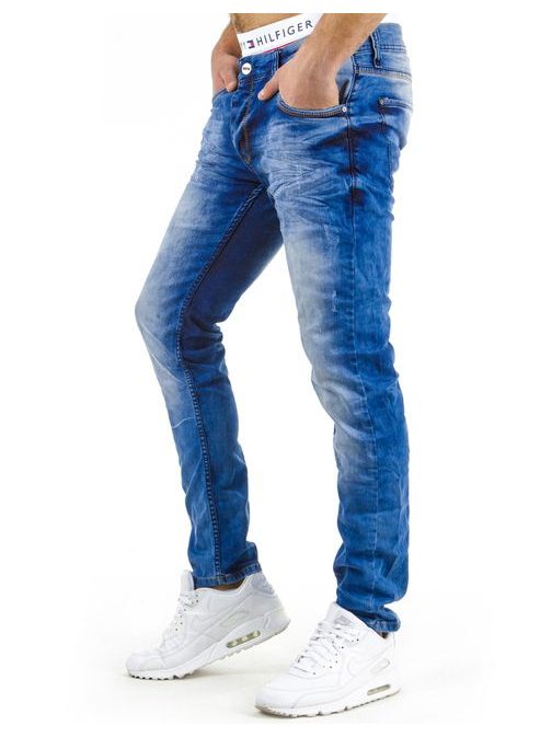 Štýlové džínsové nohavice pre pánov