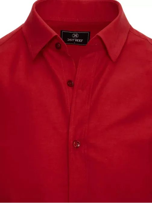 Elegantná košeľa v bordovej farbe