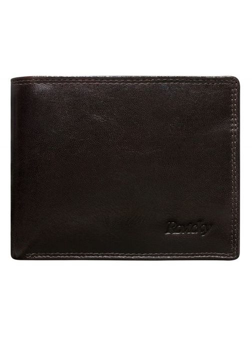Hnedá kožená peňaženka Rovicky