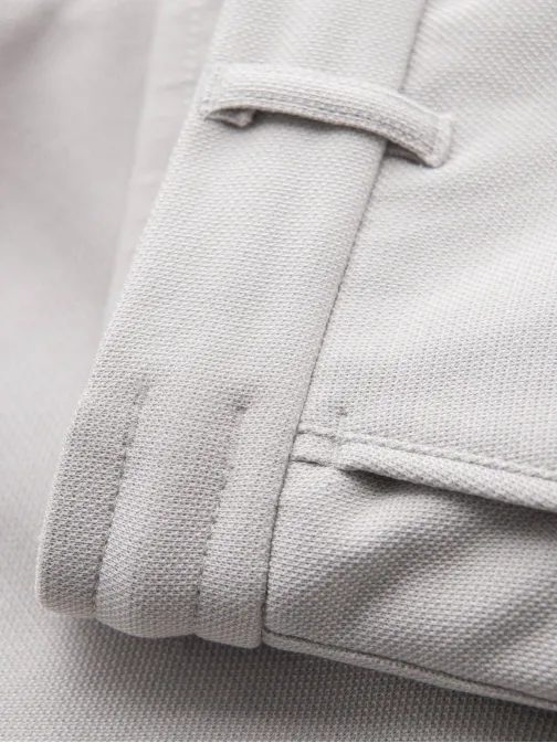 Svetlo-šedé chino pánske kraťasy V5 SRCS-0149