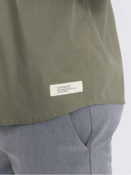 Kubánska khaki košeľa V4 SHSS-0168