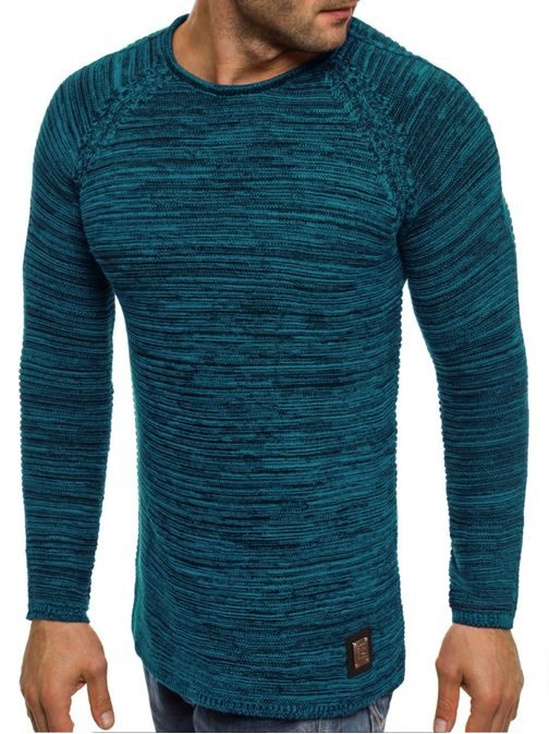 Netradičný sveter v indigo farbe BLACK ROCK 256031