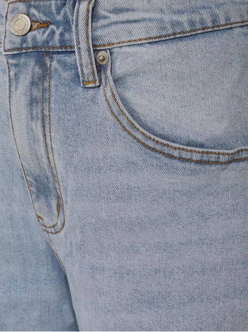 Originálne široké svetlomodré rifle