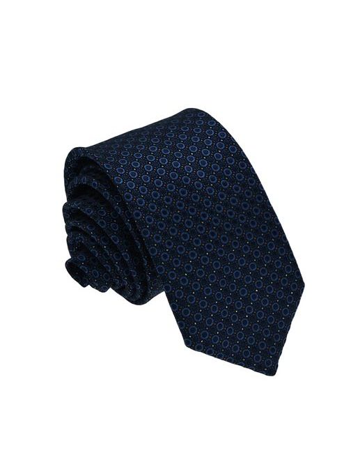 Zaujímavá pánska kravata v modrom prevedení