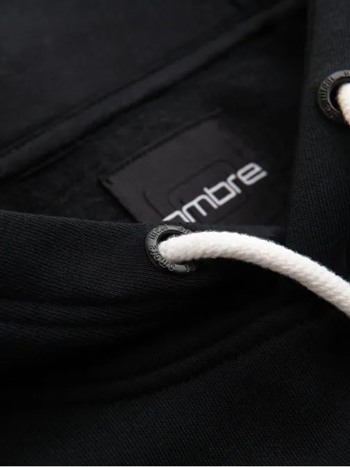 Čierna študentská mikina B1714