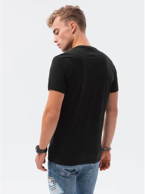 Jedinečné čierne tričko Empire S1434 V-2B