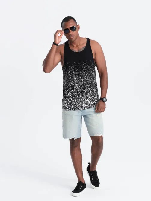 Trendy čierne tielko V2 TSTT-22SS-001