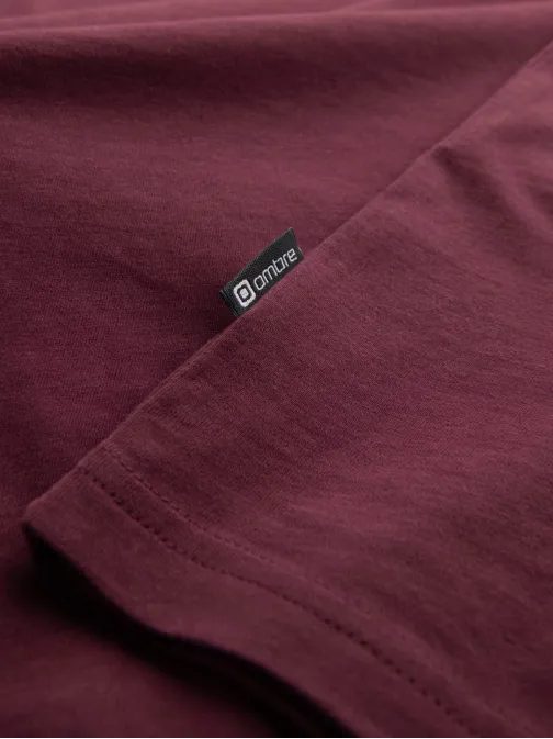 Bordové tričko v štýle streetstyle V3 TSCT-0108