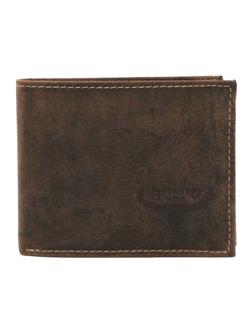 Kožená hnedá pánska peňaženka Buffalo