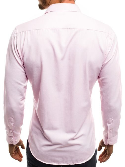 Obyčajná ružová košeľa CSS 001