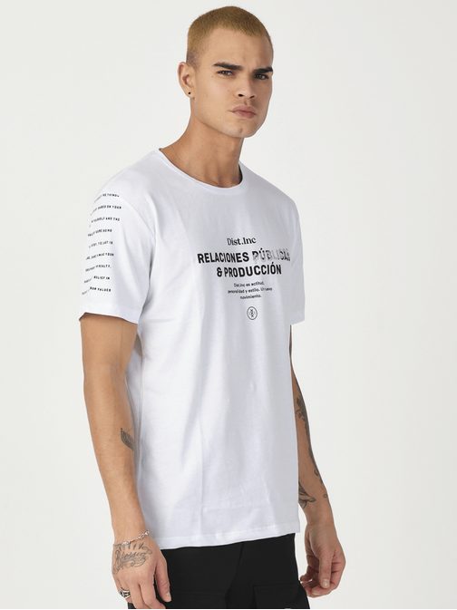 Trendové biele tričko MR/21516