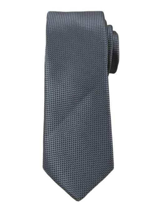 Strieborná lesklá pánska kravata