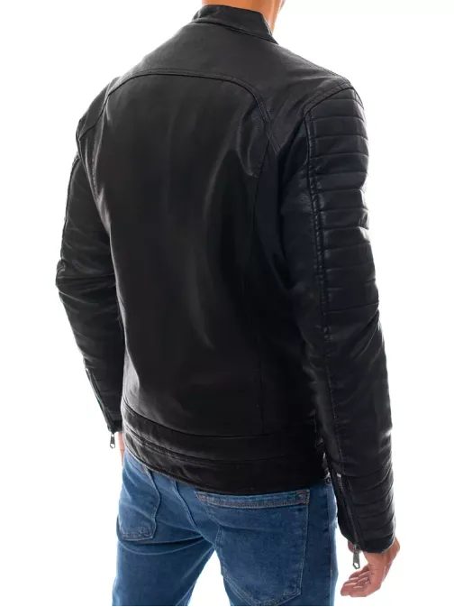 Trendová čierna koženka