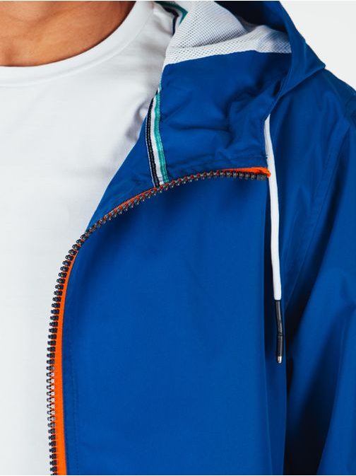 Jedinečná prechodná modrá bunda