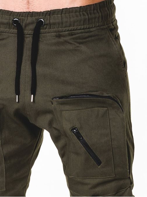 ORIGINÁLNE JOGGER NOHAVICE KHAKI P705