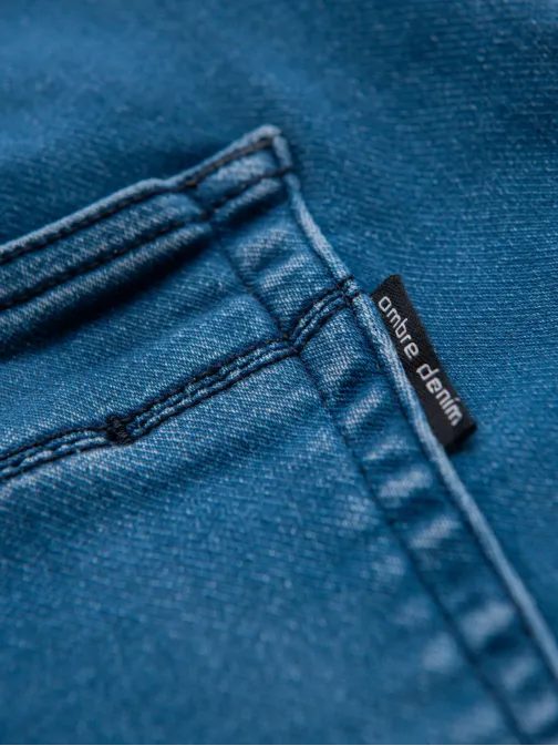 Pánske modré rifľové joggery V1 PADJ-0242