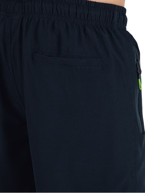 Granátové pánske plavky s vreckami na zips