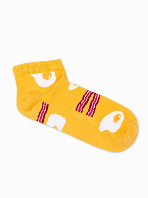Veselé žlté ponožky U177