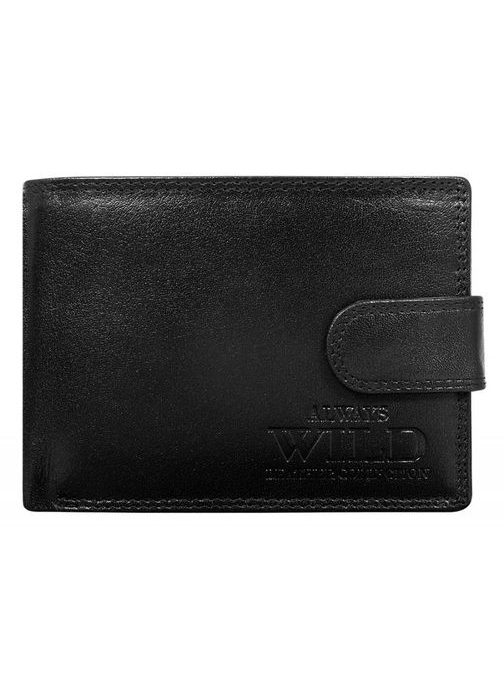 Čierna pánska peňaženka s prackou