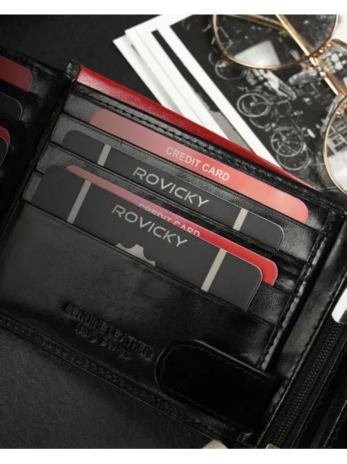 Pánska peňaženka Ronaldo čiernej farby