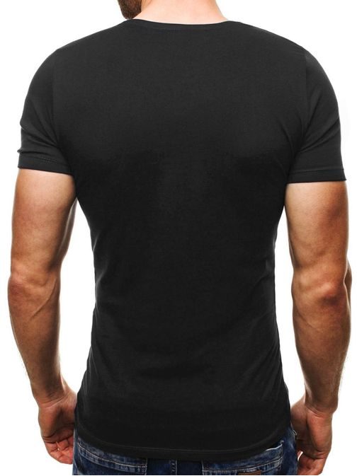 Rebelské čierne pánske tričko ATHLETIC 503