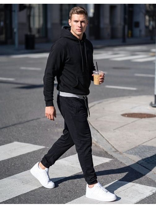 Fantastické čierne tepláky pre pánov