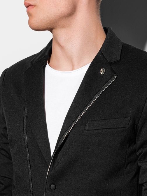 Čierne pohodlné sako M160