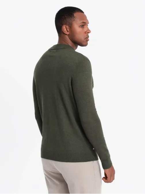 Trendy olivový polorolák V5 SWTN-0125