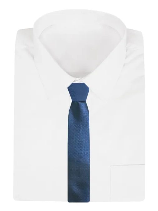 Elegantná vzorovaná modrá pánska kravata