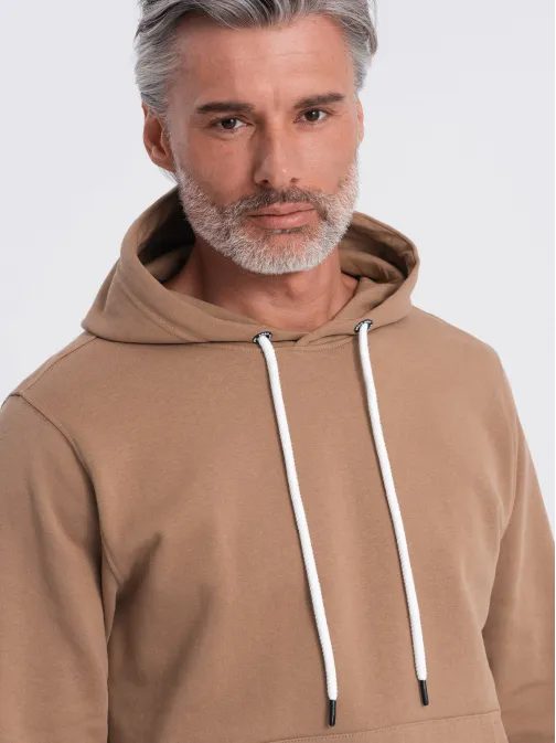 Nadčasová hnedá mikina V2 SSBN-0177