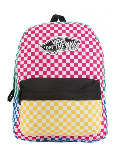 Farebný ruksak VANS WM REALM BACKPACK CHECKER BLOCK