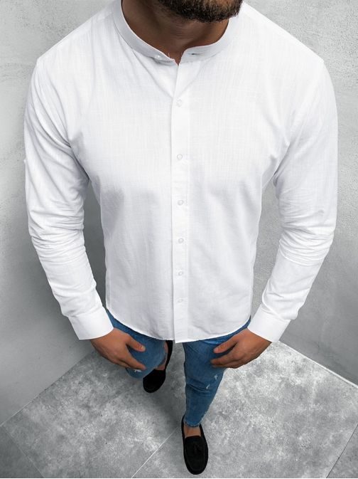 Biela elegantná košeľa O/3014Z