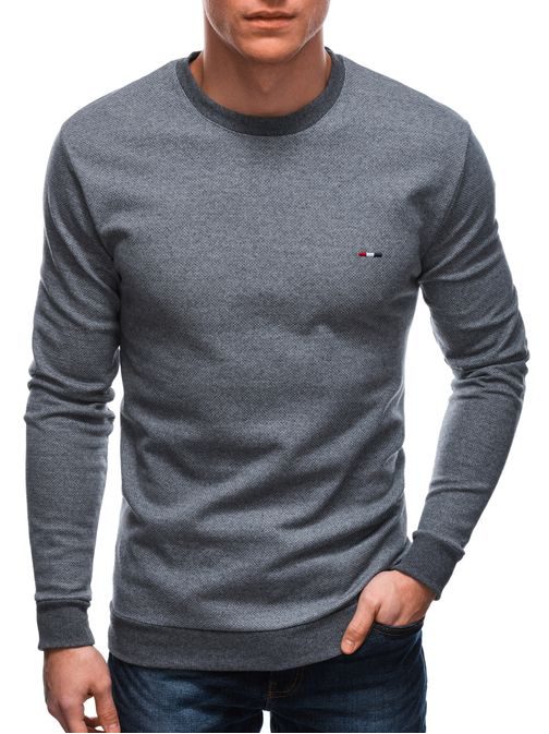 Tričko s dlhým rukávom v šedej farbe L160