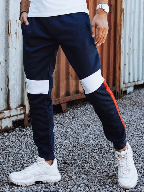 Modré tepláky na každodenné nosenie