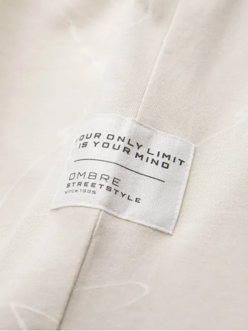 Moderné krémové tričko V7 TSFP-0184