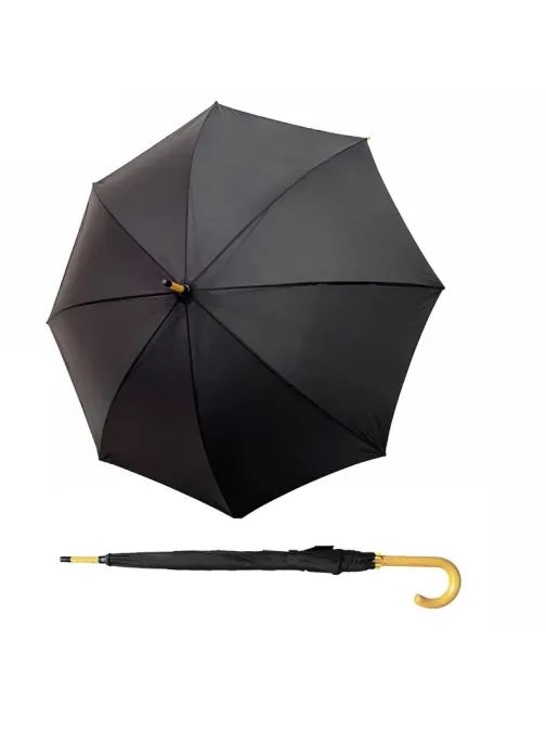 Elegantný čierny pánsky dáždnik Bern