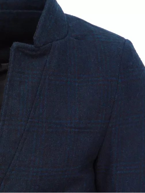 Tmavo-granátový jednoradový kabát