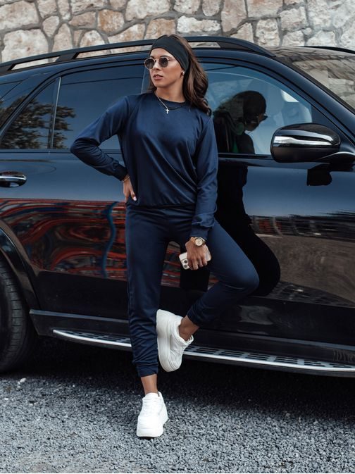 Dámska tepláková súprava tmavo-modrá MILIAN