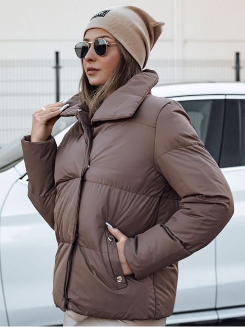 Dámska štýlová kamelová bunda Laro