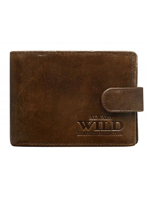 Hnedá peňaženka WILD s prackou