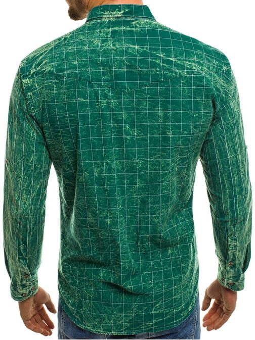 Zaujímavá košeľa zelenej farby NORTHIST 2505