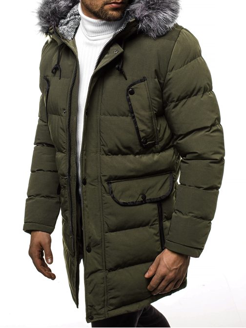 ŠTÝLOVÁ BUNDA TYPU PARKA KHAKI JB/JP1091