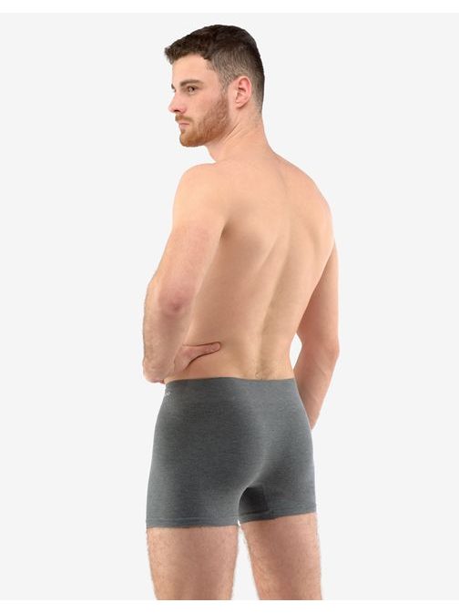 Pohodlné šedé pánske boxerky ECO bamboo