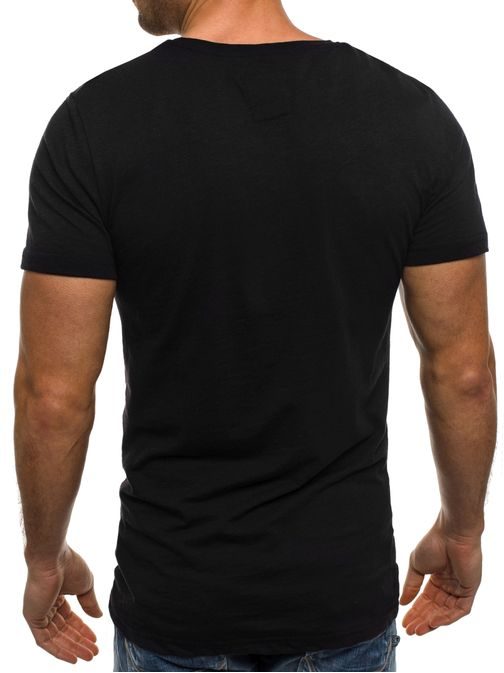 Čierne originálne pánske tričko BREEZY 6009