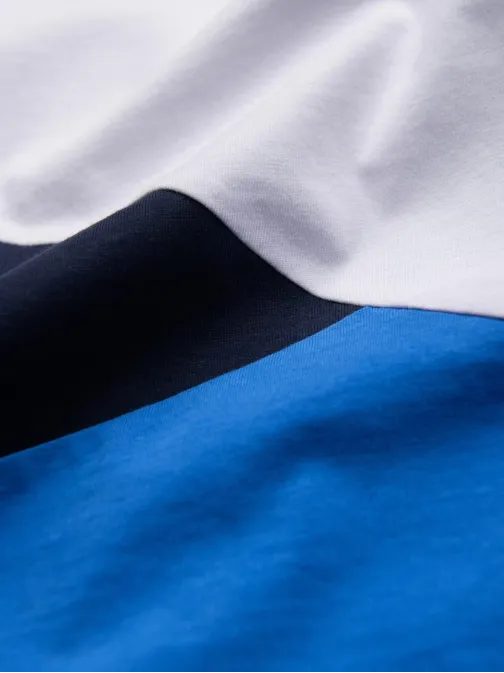 Štýlové bielo-modré tričko V4 TSCT-0174