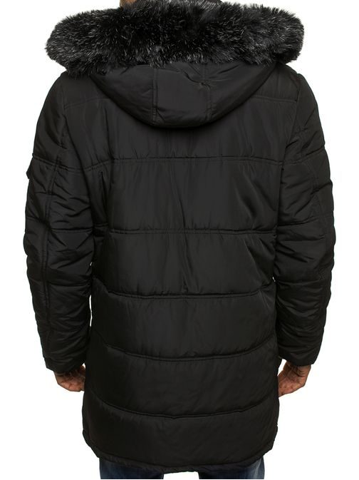 Trendy zimná bunda čierna OZONEE 3160