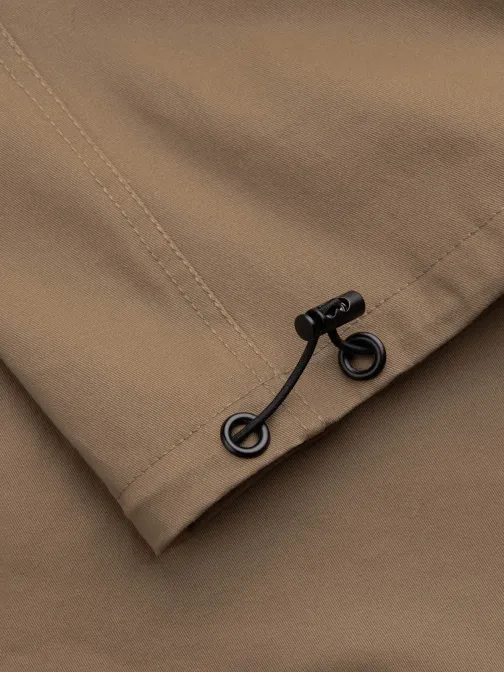 Svetlohnedé moderné pánske cargo nohavice V3 PACG-0189